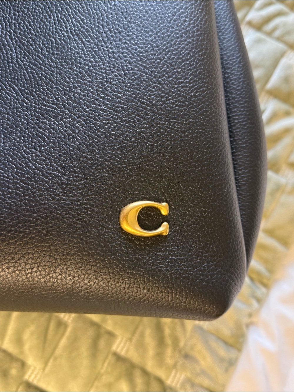 Coach Black Lana Shoulder Bag - Picture 6 of 7